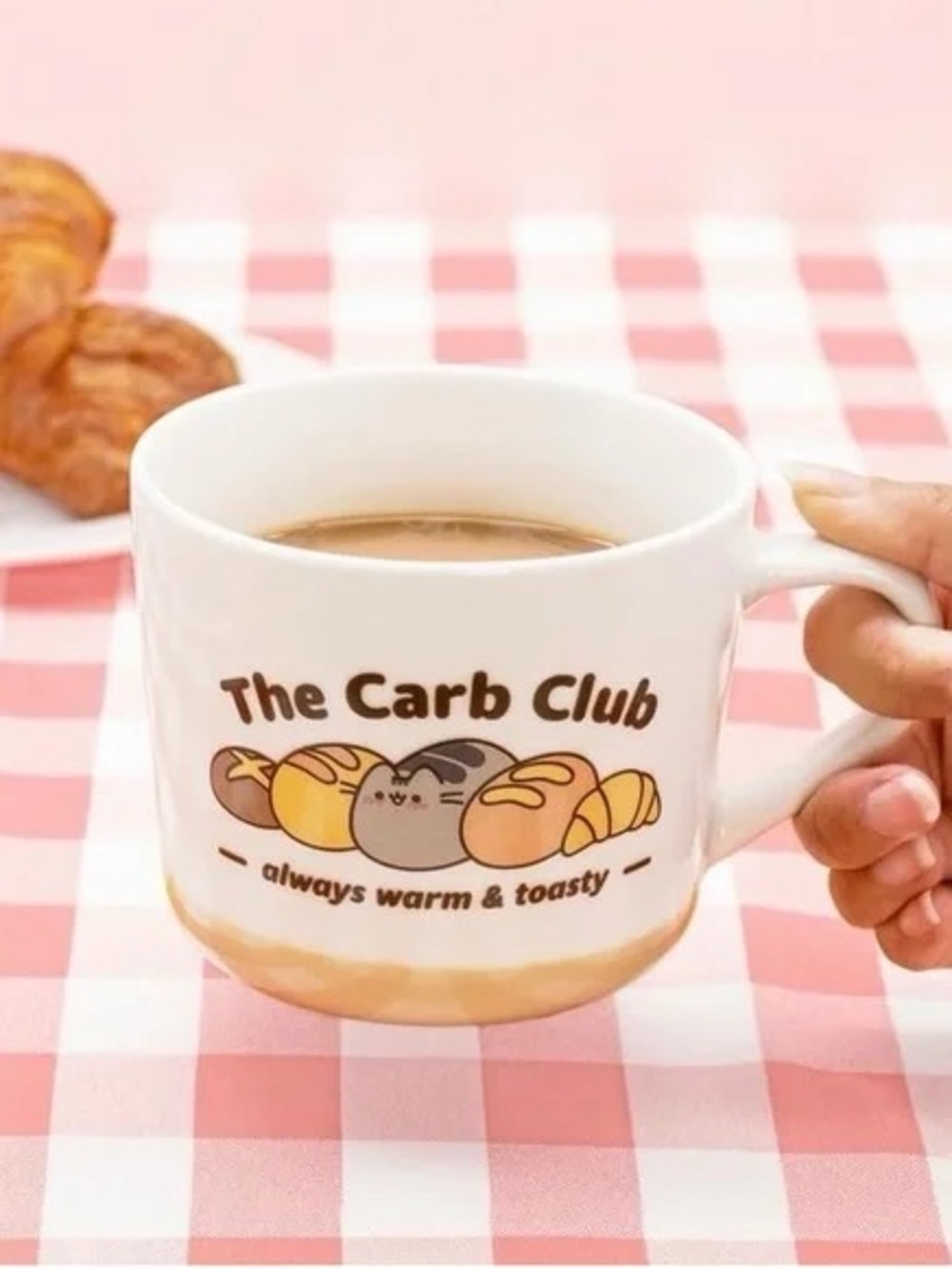 Pusheen Carb Club Ceramic Mug; Pusheen Box Exclusive Item